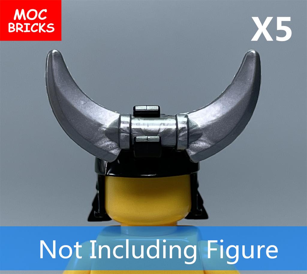 MOC Bricks Snakehead ninja Helmet Shoulder Dragon's Armor Action Figure Building blocks Assembles Particles Toys