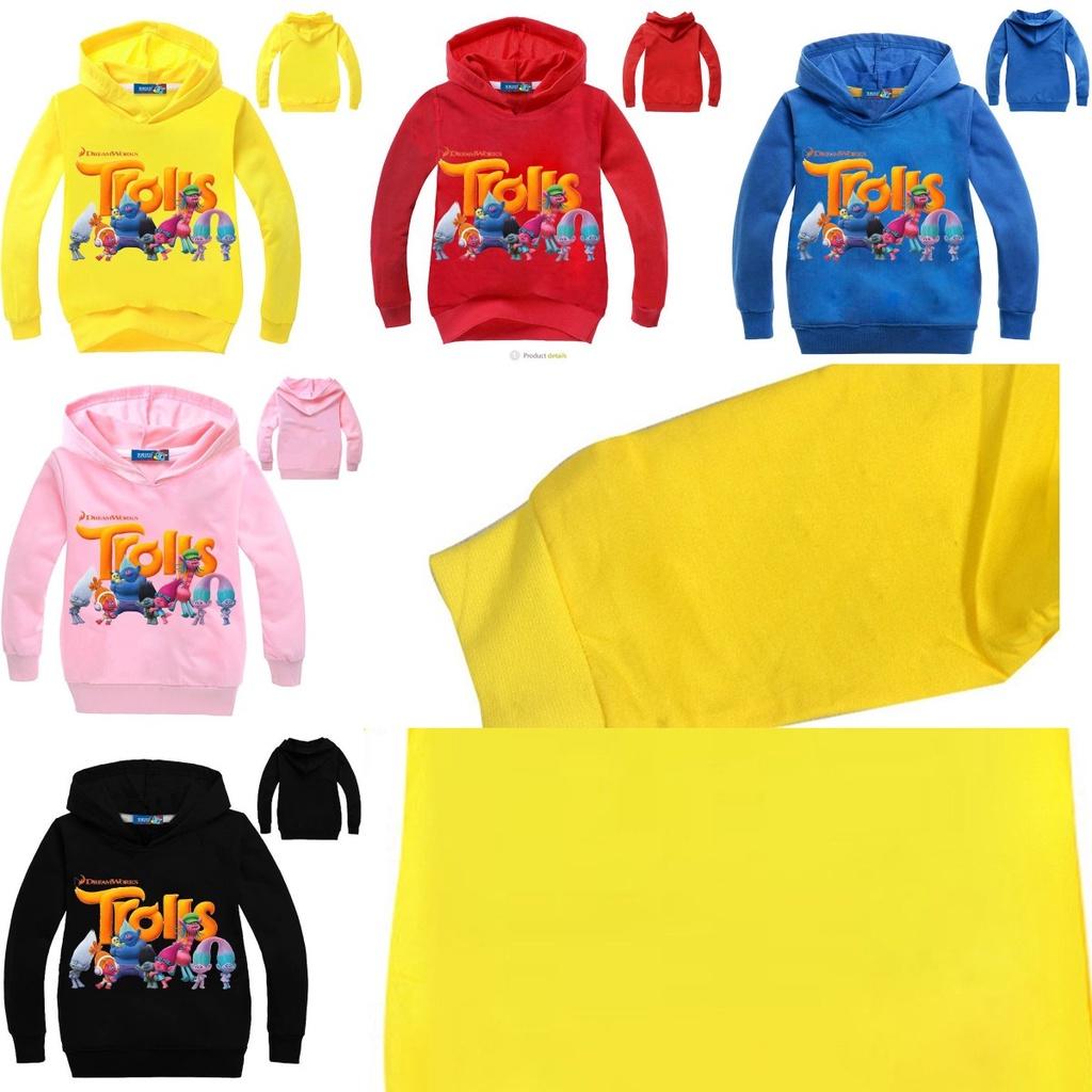 Dreamworks Trolls Movie Poppy Bobble Hoodie For Kids Soft And Stylish Cotton Clothes