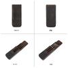 Hiram Fountain Pen Brown Crazy Horse Split Pen Storage Holds 3 Pens Case, Leather, Magnet, Design, Box,
