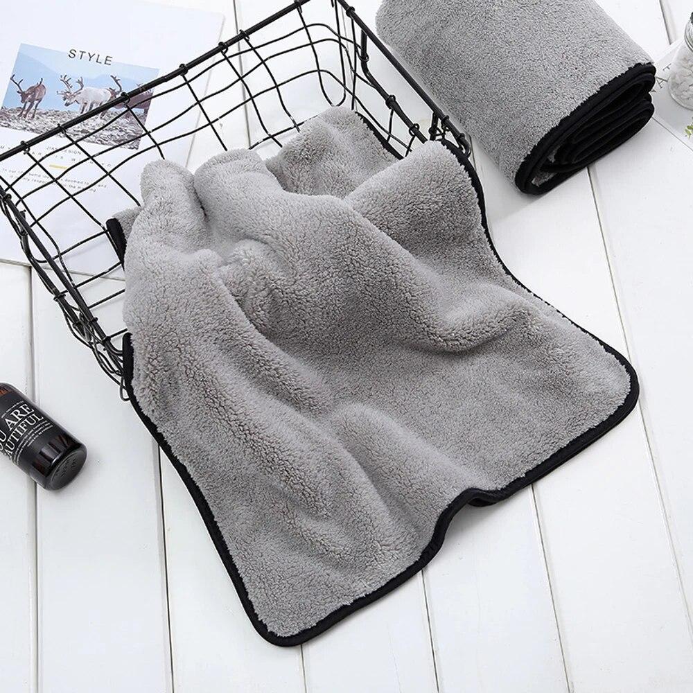 1/4/8 Stück Mikrofaser-Autowaschtuch, 100 x 40 cm, super saugfähig, Auto-Reinigungstuch, Premium-Mikrofaser-Autotuch, einmaliges Trocknen