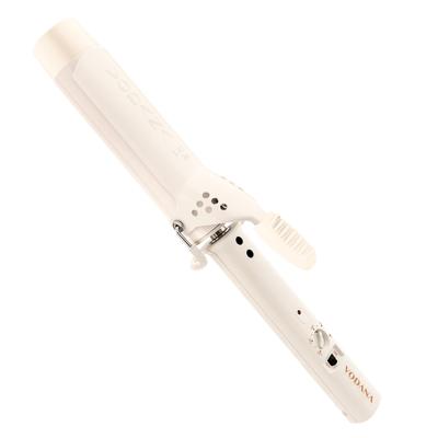 Glam Wave Curling Iron Japanese Wave Goddess Korean Minimizes Damage White Day [Official Product] [Japanese Plug] Iron, Yoshinmori, Curls,