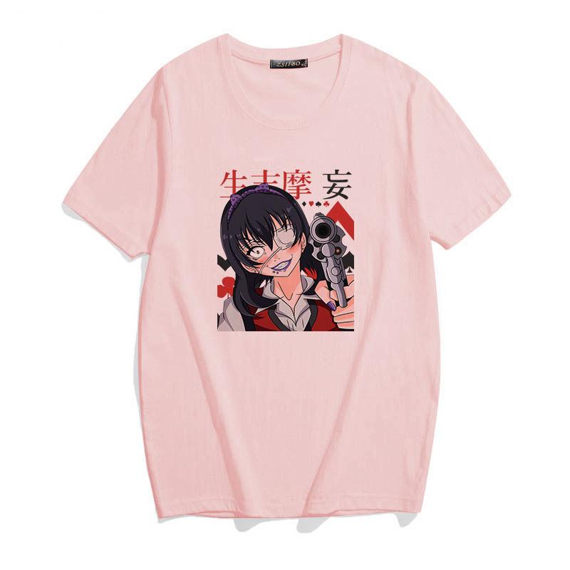 European and American Y2K Retro Street Fashion Anime Printed T-shirt for Summer