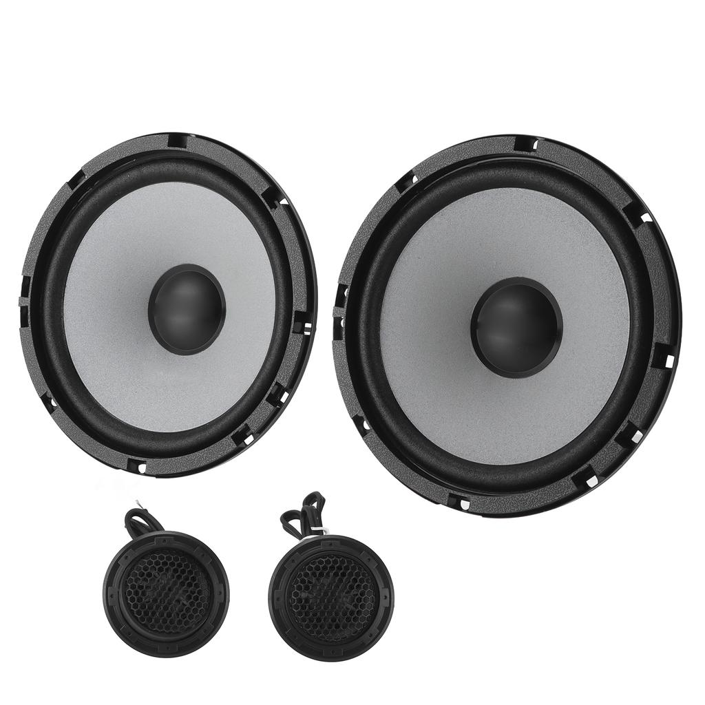 2 st 6,5 tums koaxialhögtalare för bil, universell, fullfrekvens, 4 Ohm, 12V för bilstereo