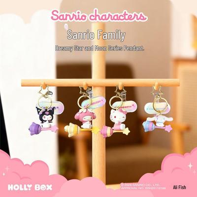Porte-clés Pendentif Charme Sanrio Cinnamoroll & Kuromi