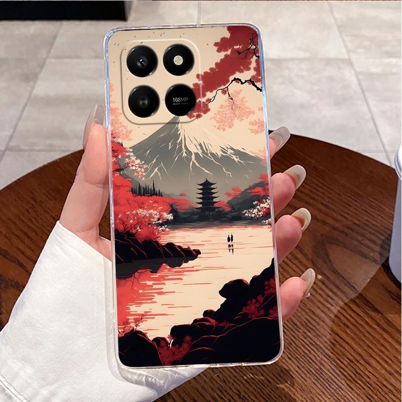 For Honor X7d Case Clear Luxury Cute Love Rabbit Funny TPU Soft Silicone Phone Case For HonorX7D X7 D 400 Smart 4G 5G Back Cover