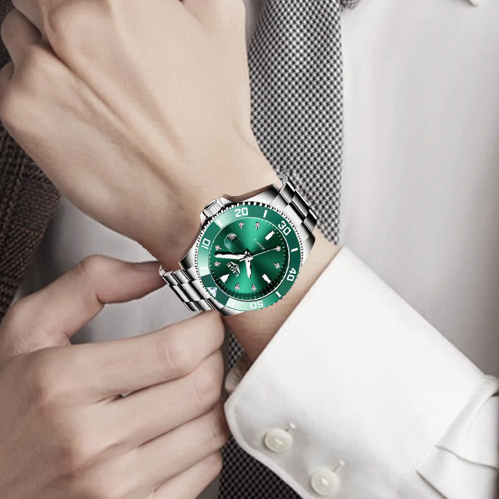 LIGE Neu Top Marke Luxus Männer Uhr Mode Lässig Wasserdicht Datum Uhr Quarz Uhren