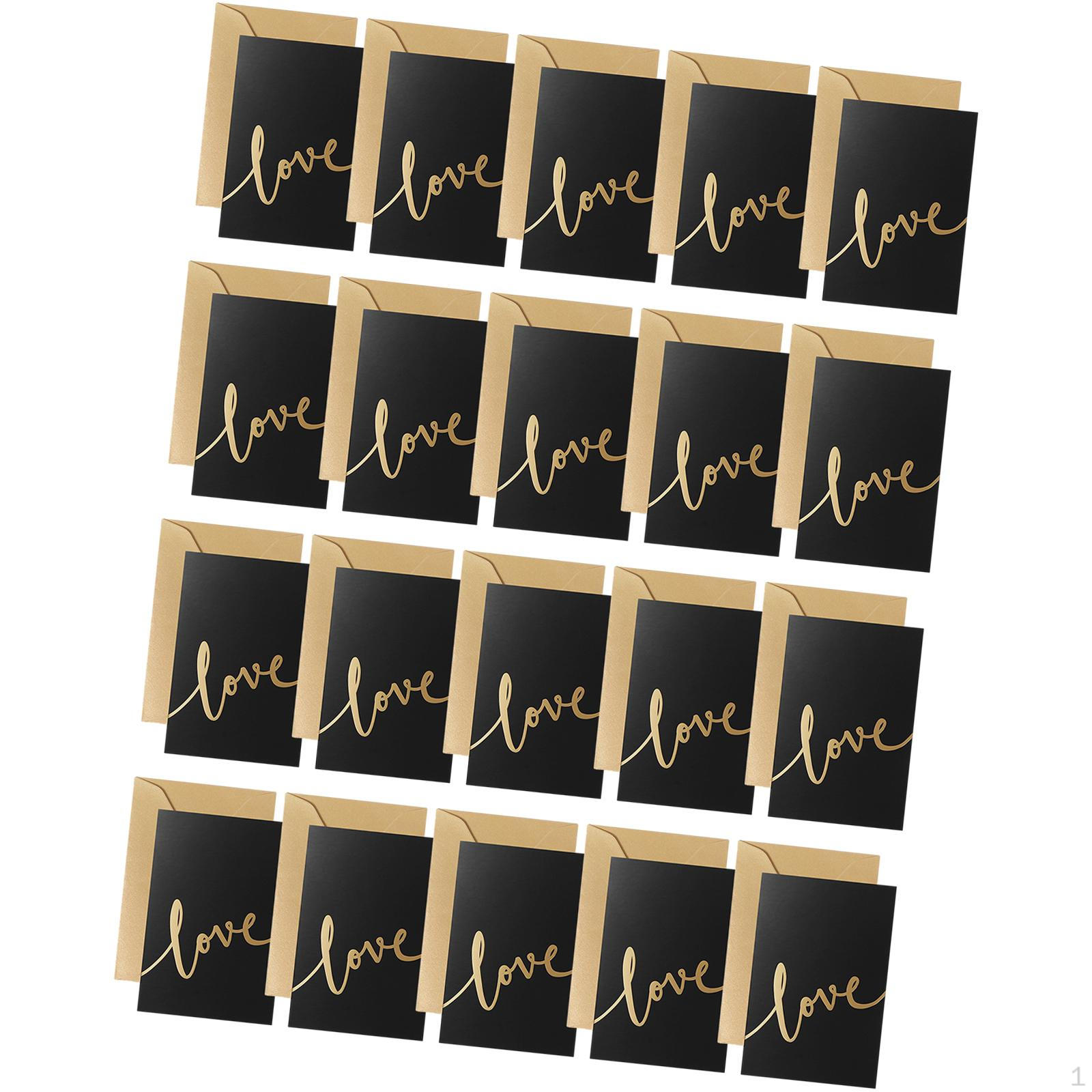 20x Valentines Day Cards Best Wishes Love Words Invitations Card Holiday Anniversary for