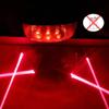 Bicycle Laser Parallel Line Taillight Waterproof Mountain Bike 2 Lasers Starry Sky 5LED Laser Taillight Safety Warning Taillight