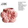 Dressing Table Pen Holder 3D Printed Silk Flower Holder, Cute Puff Desk Fluffy Petal Container Organizer, Makeup Brush Storage, Vase Decorative