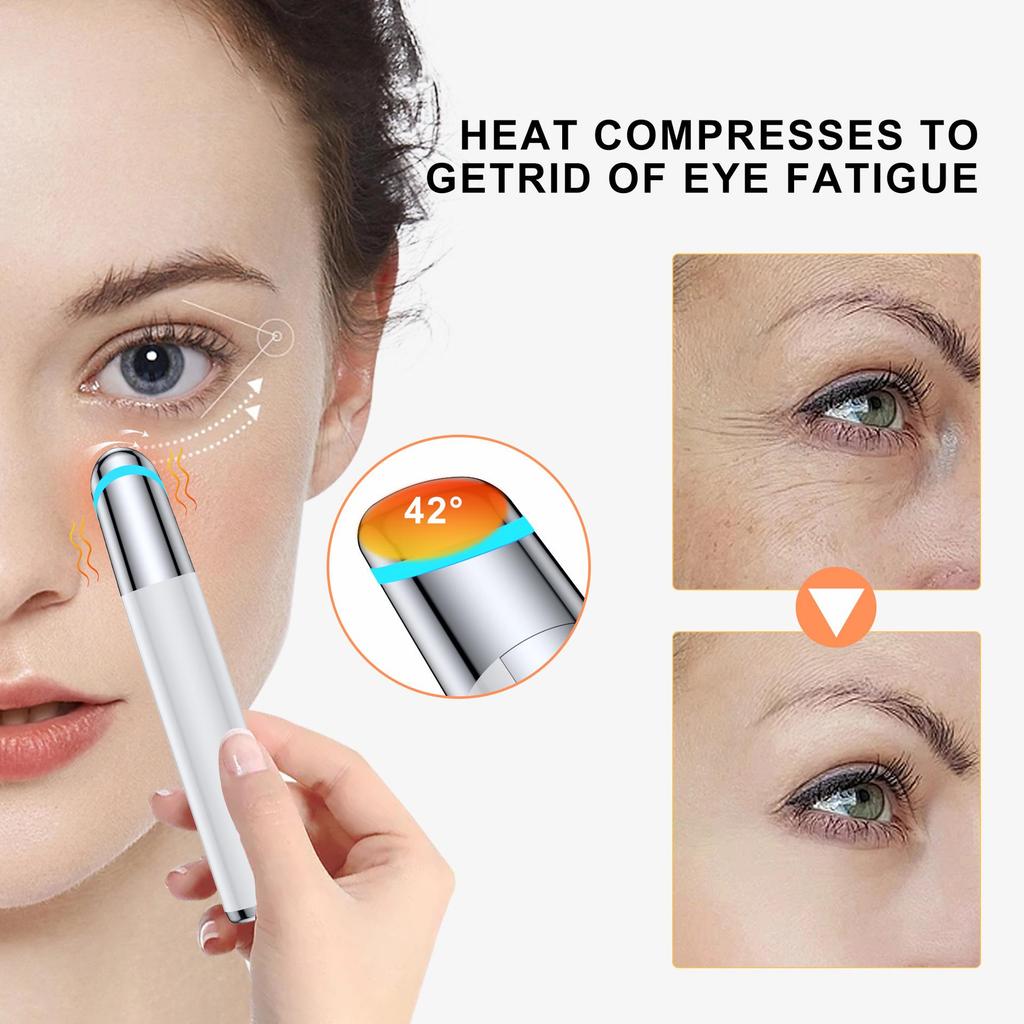 New Tira Eye Beauty Device: Vibration Massage & Light Therapy for Dark Circles and Wrinkles