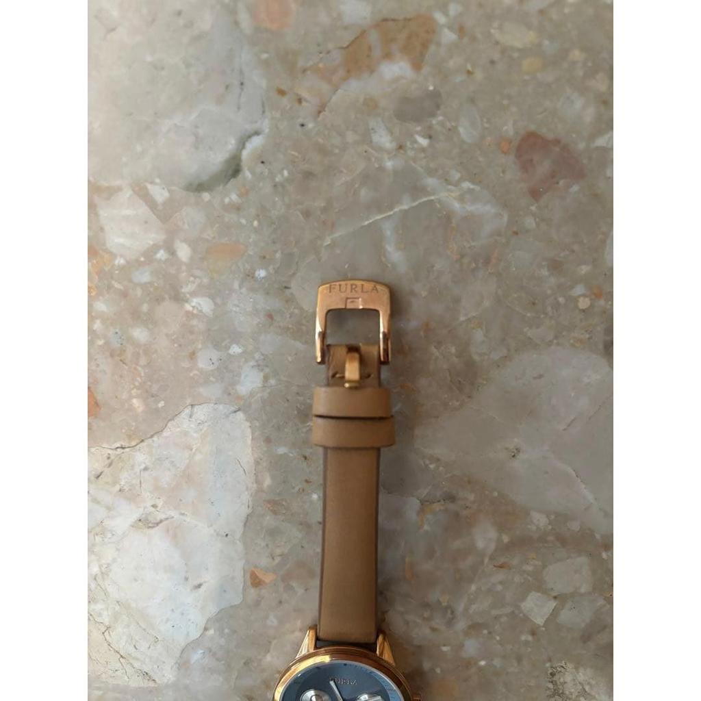 Used FURLA watch brown/blue