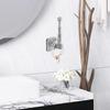 Wall Mounted Storage Rack Retractable Coat Towel Rack Toilet Paper Holder Hanger Multi-Purpose Jacket L-Shaped Telescopic Design