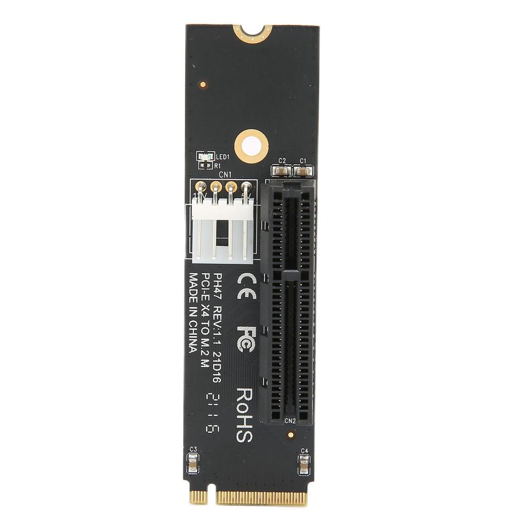 Riser-Karte NGFF zu PCIE M.2 zu PCIE 4X Anti-Interferenz-Fähigkeit Garantierte Stärke Adapterkarte