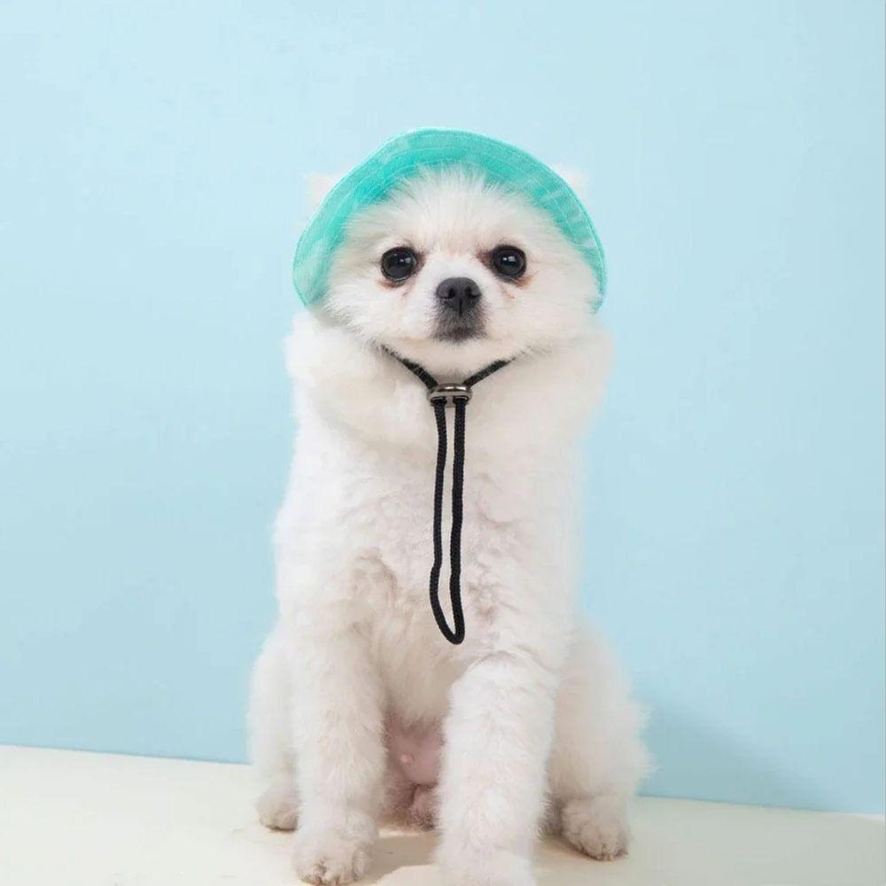 Lightweight Dog Sun Hat Adjustable Small Dog Cat Hats Stylish Dog Bonnet Cap  Pet Supplies