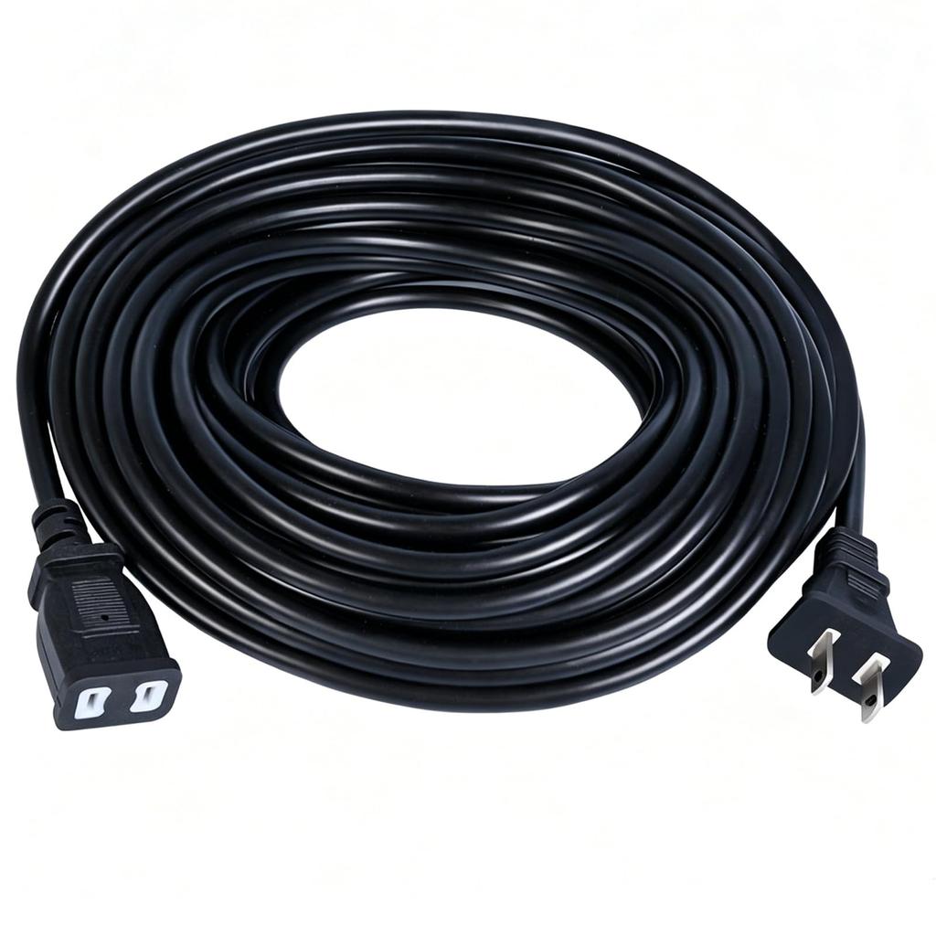 OTIMORA Power Extension Cord, 10m, Black, Heat-Resistant PVC, 800W, IndoorOutdoor Use, Flame-Retardant, Safety Design, 1 Cord