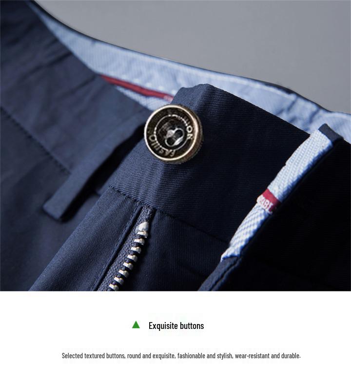 Men's Summer Thin Straight-Cut Ice Silk Pants