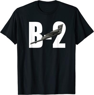 B2 B2 Spirit Stealth Bomber Jet Plane Unisex TShirt Short Sleeve Casual 100 Cotton ONeck Summer Tees