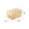 Square Mesh Cosmetic Bag Mini Coin Purse Portable Square Cosmetic Storage Bag With Zipper Multi-Purpose Sundries Bag
