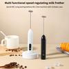Mini Milk Frother Electric Egg Blender Coffee Whisk Mixer USB Rechargeable Handheld Mixer Foamer Shaker Cooking Drink Blender