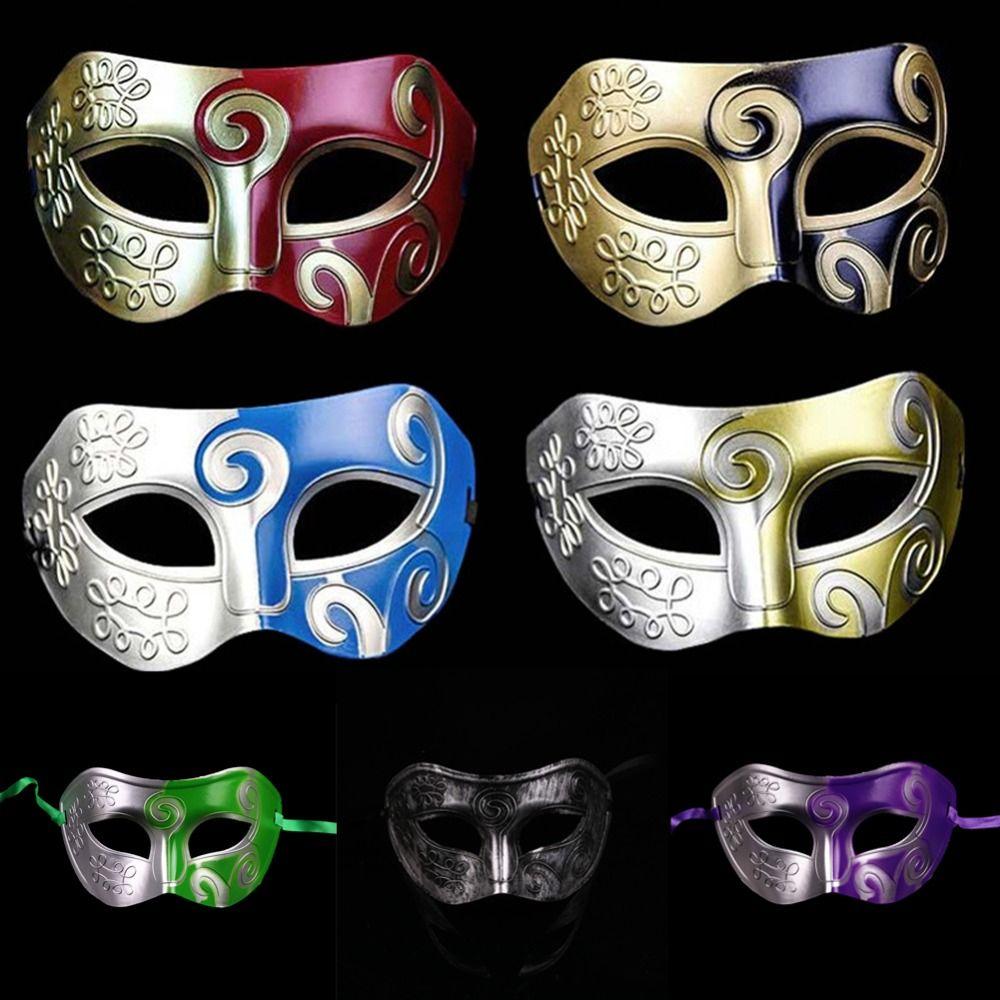 Props For Men And Women Masquerade Masks Party Nightclub Masks Jazz Roman Masks Venetian Prom Masks