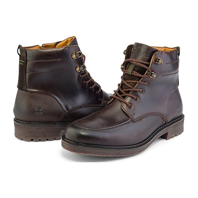 Timberland Oakrock Casual Waterproof Short Boots Men Boots Dark-Brown A2KBY242