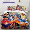 Juego de Ropa de Cama con Estampado de Dibujos Animados Colcha Funda de Colcha Funda de Almohada Decoración del Hogar Regalo de Cumpleaños (1 * funda nórdica + 2 * fundas de almohada, sin núcleo)