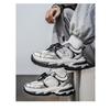 Casual Sports Shoes - Loose Sports Style Lace Up Low Top Shoes, for Outdoor Activities, Hiking, Skateboarding,Plus Size Fashionable Sports Shoes