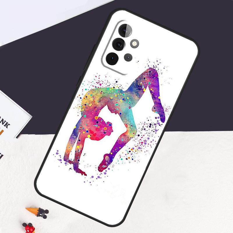 

Love Gymnastics Case For Samsung Galaxy A54 A34 A14 A52S A12 A22 A32 A52 A50 A51 A71 A13 A53 A33 Cover Samsung A51 4G