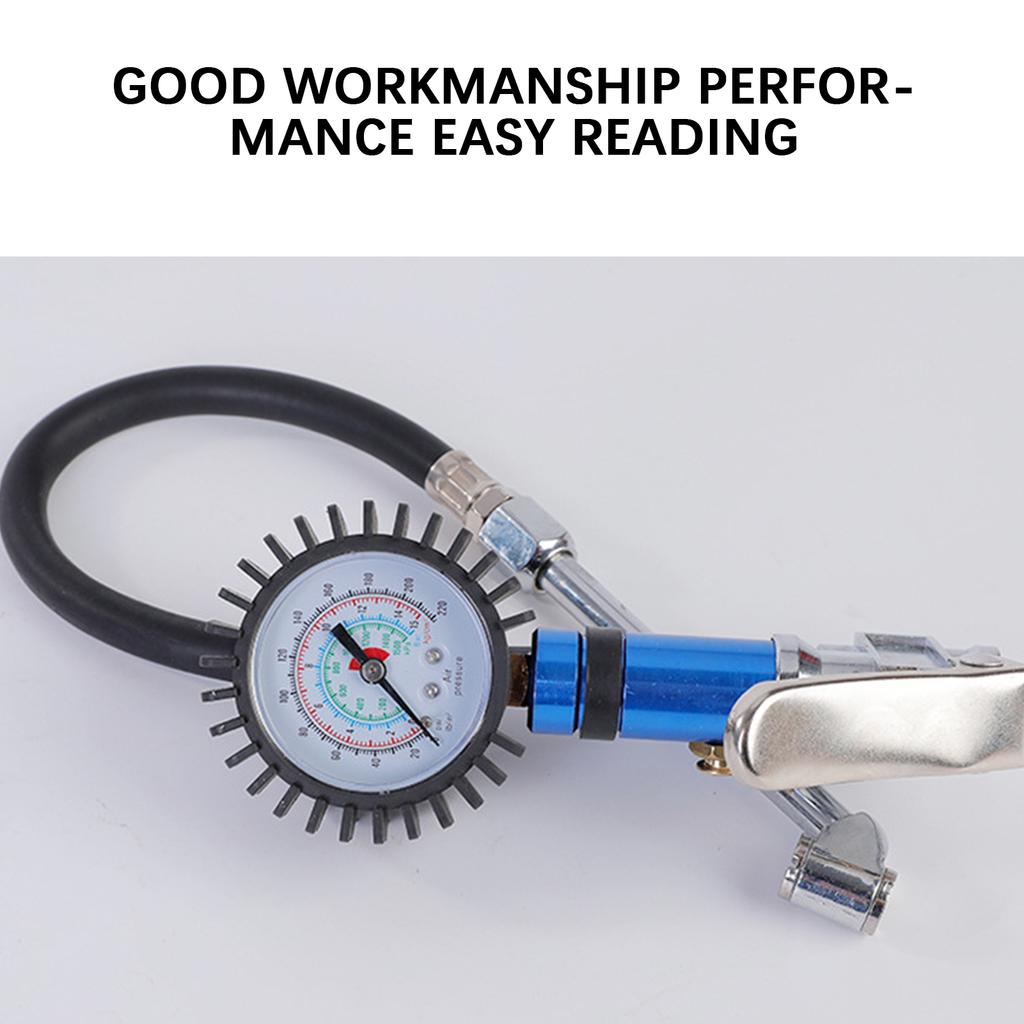 High Accuracy Gauge Tire Inflator High-precision Auto Handled Tire Inflator Pressure Gauge Auto Accessories