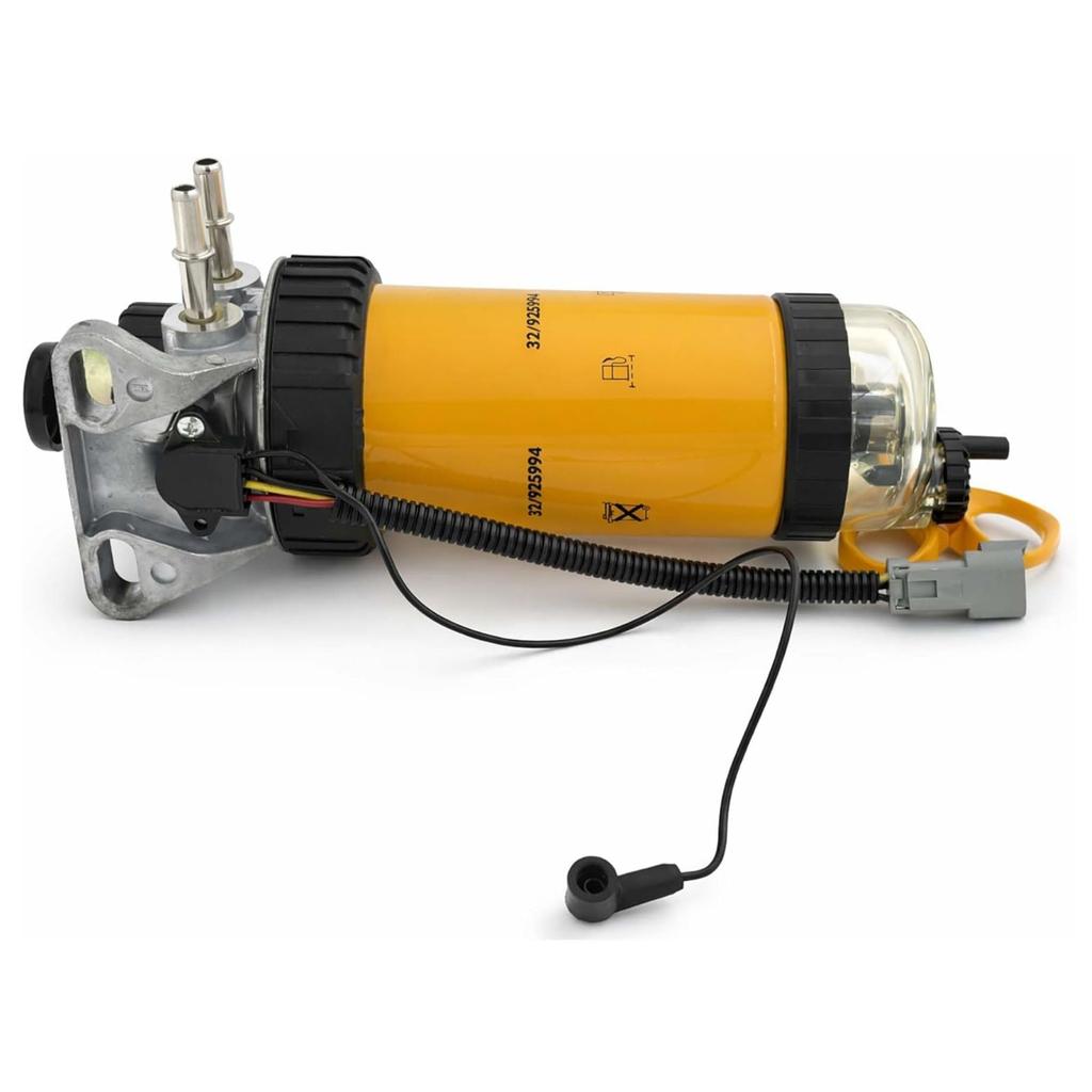 Fuel Filter Assembly with Sensor (30 Micron) Fits JCB Backhoe Loader 3CX 3D 214 215 1400B 1550B 1600B 1700B Replaces 32/925694, 7232/50050, 32/925915