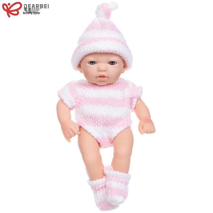7-inch Soft Vinyl Reborn Baby Doll - Soothing Toy for Children