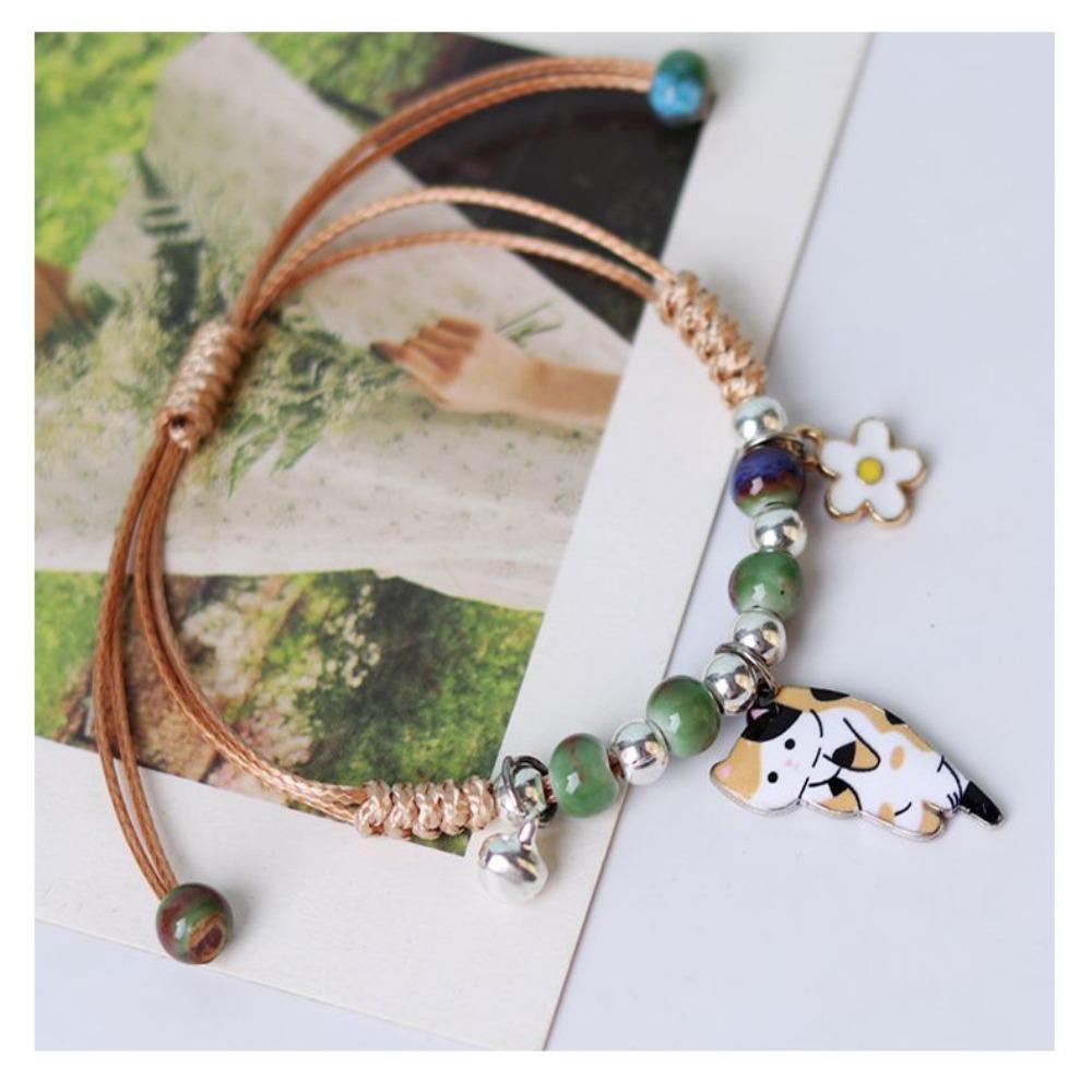 

Корейский браслет милый кольцо на руку мода рука веревка женщины студент