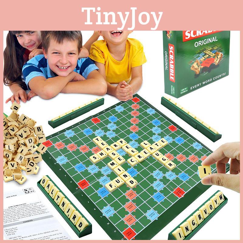Classic Scrabble Board Game Educational Toy For Kids And Adults