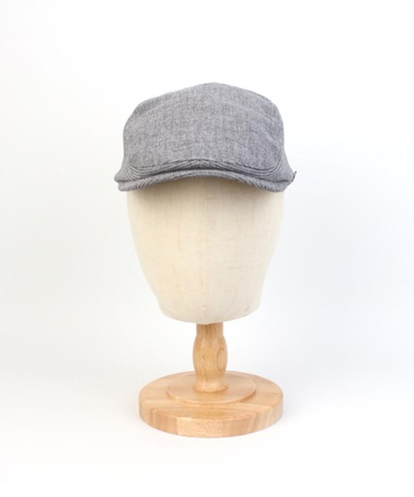 Small Check Gray Hunting Cap