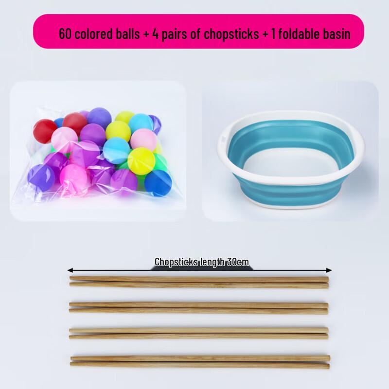 Indoor Chopstick Ping-Pong Game Set