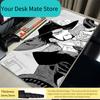 Large Mouse Pad Office Computer One Piece Dracule Mihawk Desk Mat Black Table Keyboard Laptop Carpet Accessories Gaming Mousepad