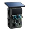 WiFi Trail Dual Starlight Night Vision Security 4K UHD 30FPS Hunting IMX458 IP66 Wildlife Monitoring Camera Solar-Powered Camera, Lens, Camera,