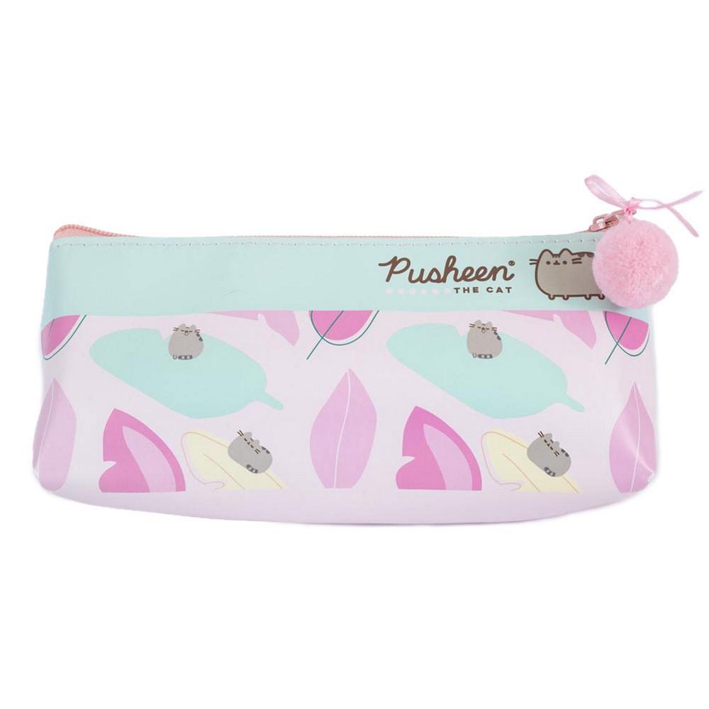 Pusheen Leaf Print Pencil Case