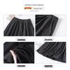 Off-White High Waist Glutinous Rice A-Line Skirt for Women - Slim, Flattering, Mid-Length, Yamamoto Style, Spring/Autumn/Winter 2025
