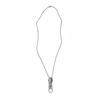 Alloy Zippers Necklace Adjustable Length Clavicle Chain Personalized Neckchain Fashionable Jewelry for Men and Women