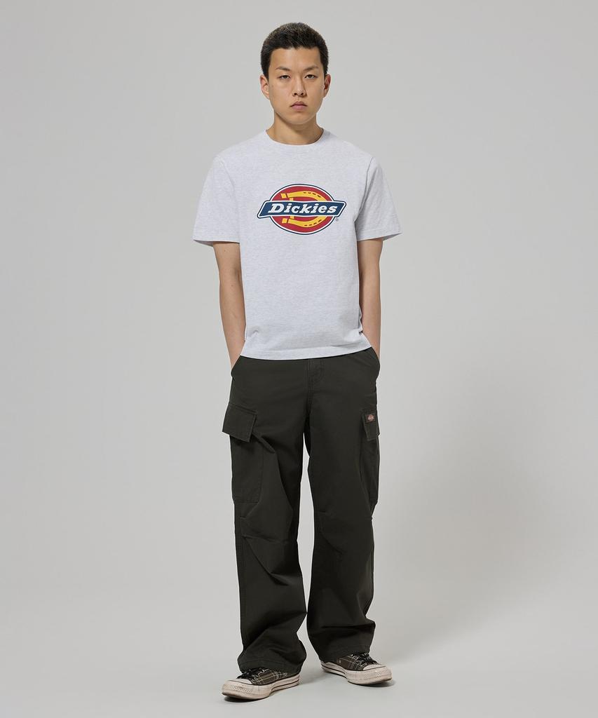 DICKIES Washed Loose Fit Twill Cargo Pants Olive
