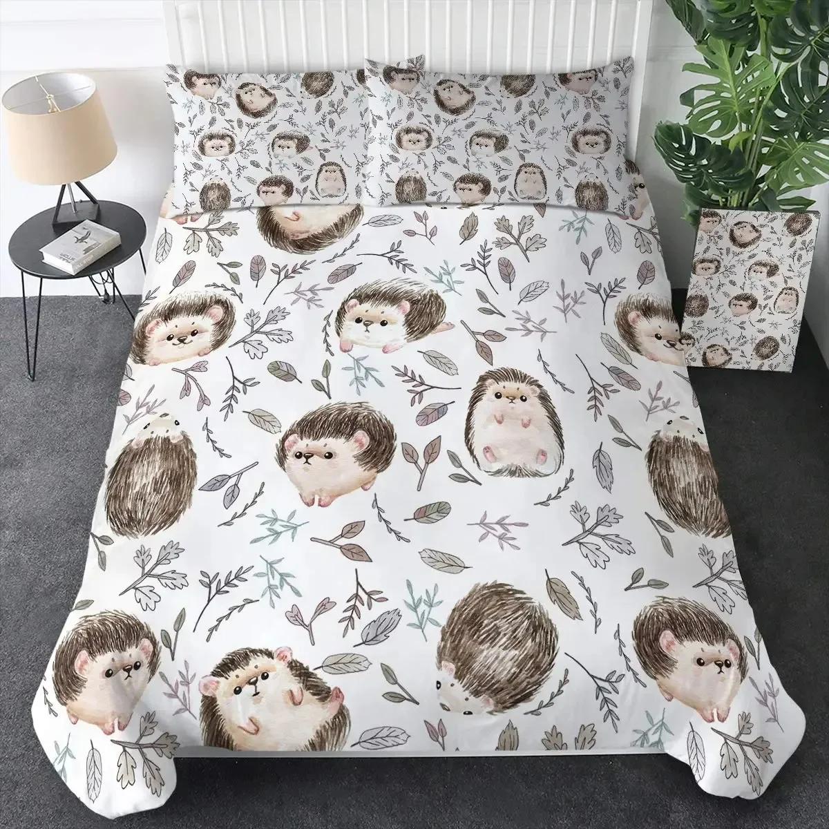 

Sloth Floral Sloth Black Comfortable Duvet Quilt Cover Pillowcase Bedding Set Children Bedroom Decoration Home Textile 70x133cm