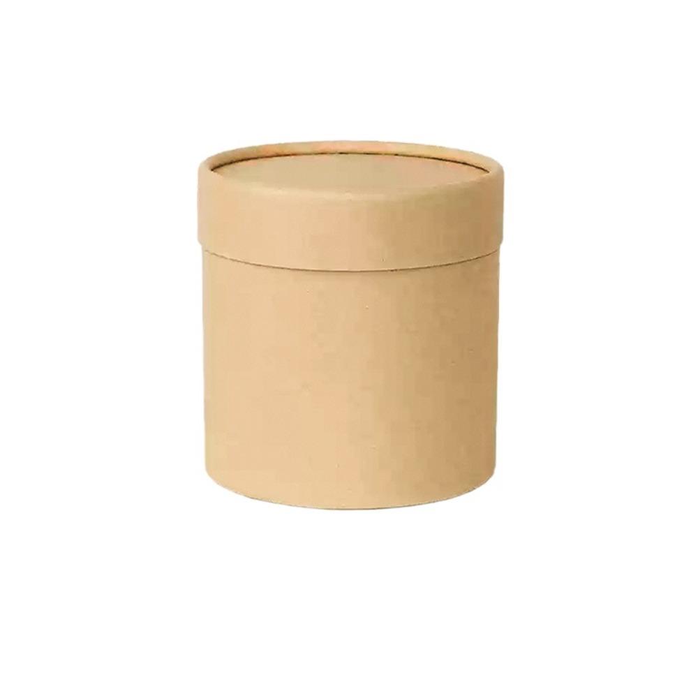 New Round Flower Gift Box Cardboard Silver Gift Packaging Paper Box Solid Color Flower Arrangement Bucket Rose