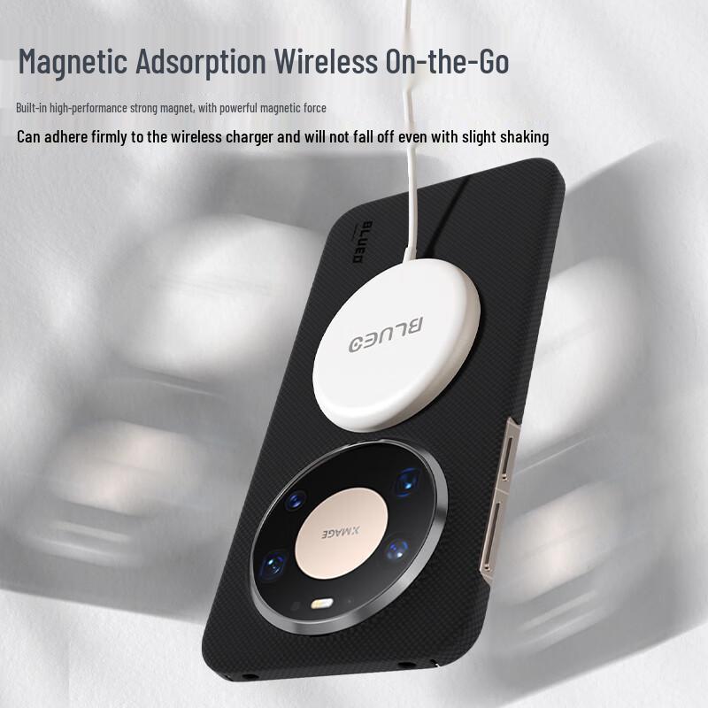 BLUEO Aramid Fiber Magnetic Phone Case for Huawei Mate 80 Pro Max