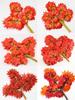 Artificial Red Maple Leaves for Indoor/Outdoor Decor and Landscaping