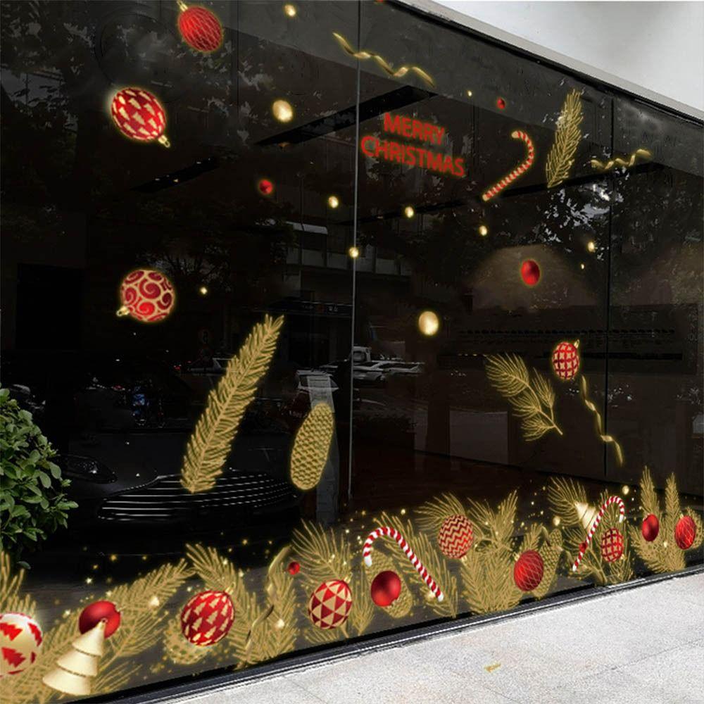 Buy Stickers Christmas Window Stickers Removable Window Glass Sticker