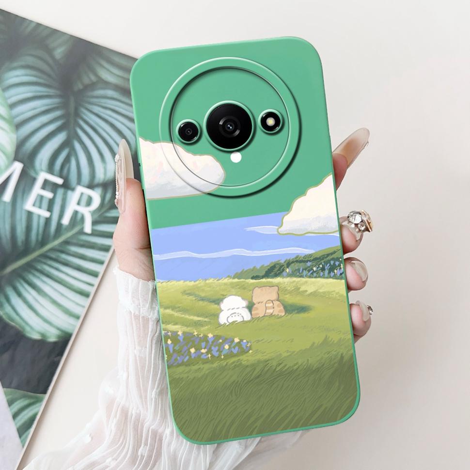 For Xiaomi Redmi A3 4G Case Luxury Art Painted Cover For Redmi A3 A2 A1 RedmiA3 RedmiA1 Phone Casing Soft Fundas ShockProof