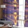 Alte Kettenbrücke Über Den Fluss Chiffon Transparente Vorhänge für Wohnzimmer Schlafzimmer Küchendekoration Fenster Voiles Tüllvorhang
