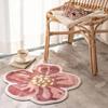 Washable Non-Slip Cartoon Flower Carpet for Bathroom, Living Room, or Balcony