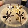 Good-12Pcs Metal Knife And Fork Spoon Napkin Rings Holder For Christmas Party Wedding Used For Daily Table Parties